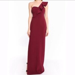 NWT Likely Halsey ruffle gown maxi dress